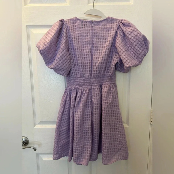 Hello Molly FLOWERS FOR YOU MINI DRESS LILAC - Picture 5 of 6